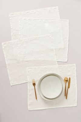 Edison Portuguese Linen Placemats, Set of 4
