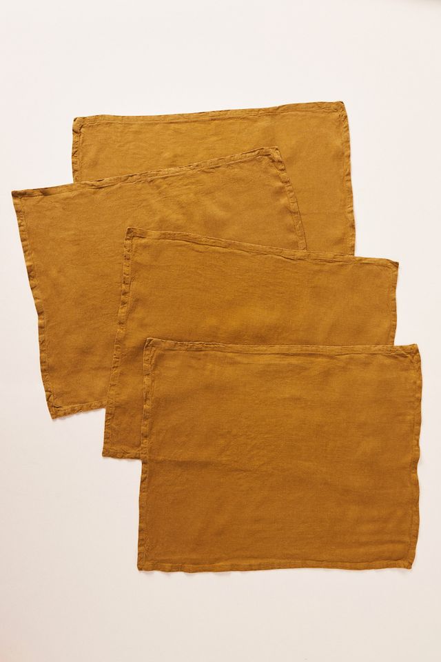 Edison Portuguese Linen Placemats, Set of 4