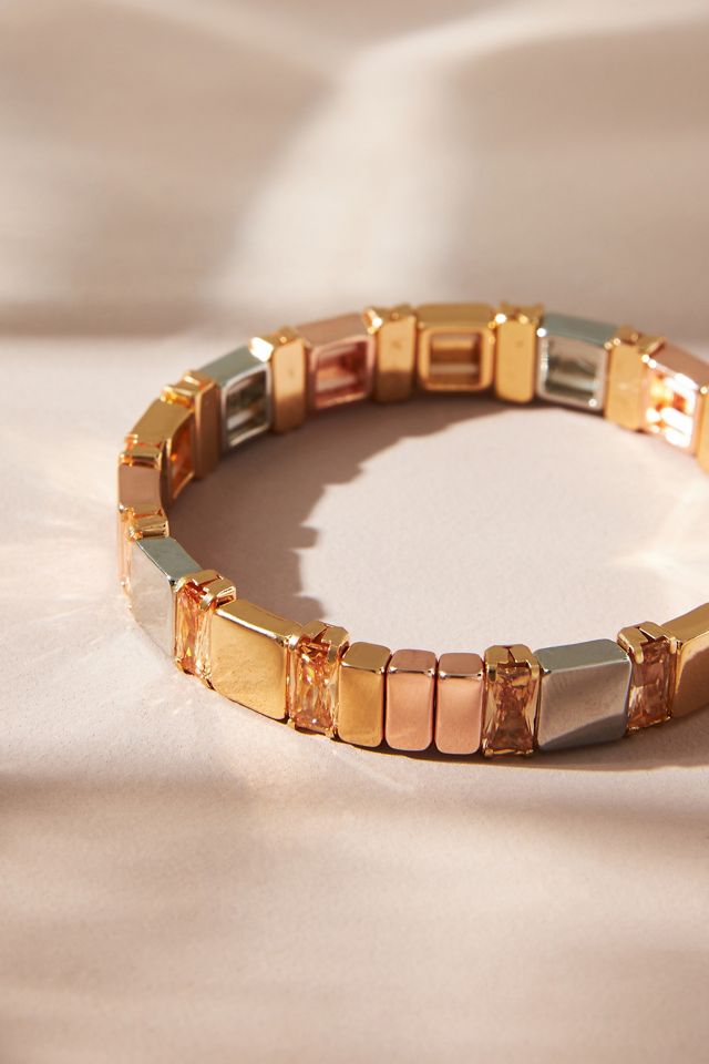 Multi-Color Chicklet Bracelet #3