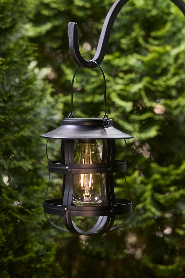 Caged Metal Solar Lantern #2