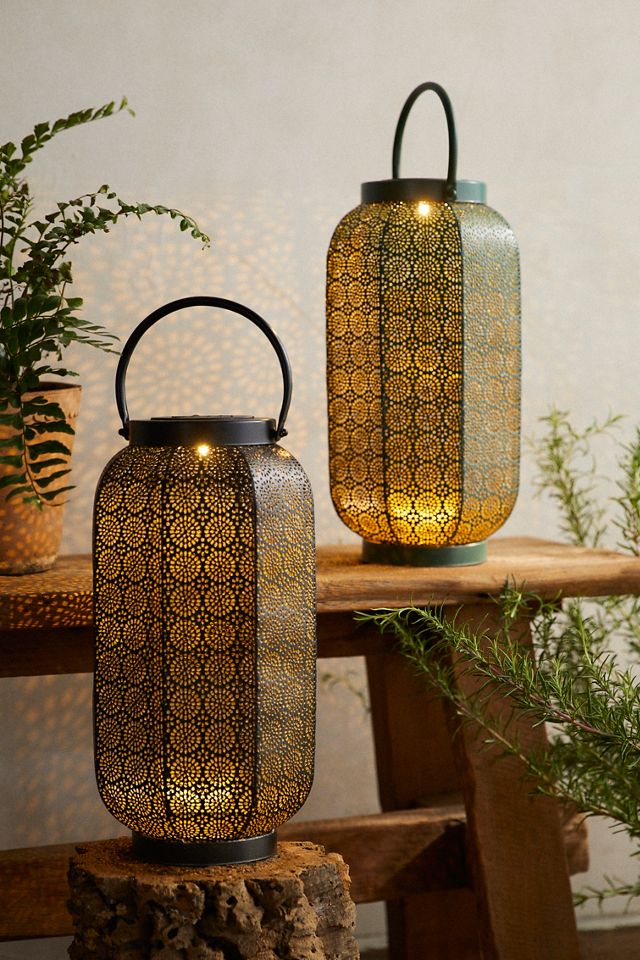 Perforated Solar Lamp with Handle #1