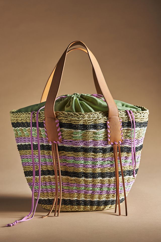 Scotch & Soda Raffia Tote #1