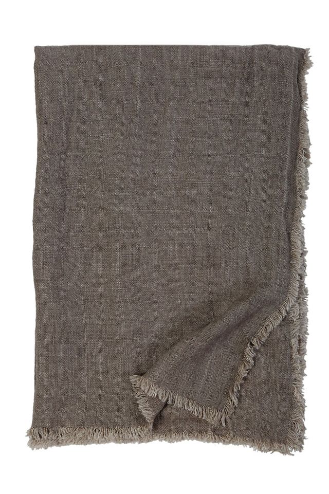 Pom Pom at Home Laurel Oversized Linen Throw | AnthroLiving