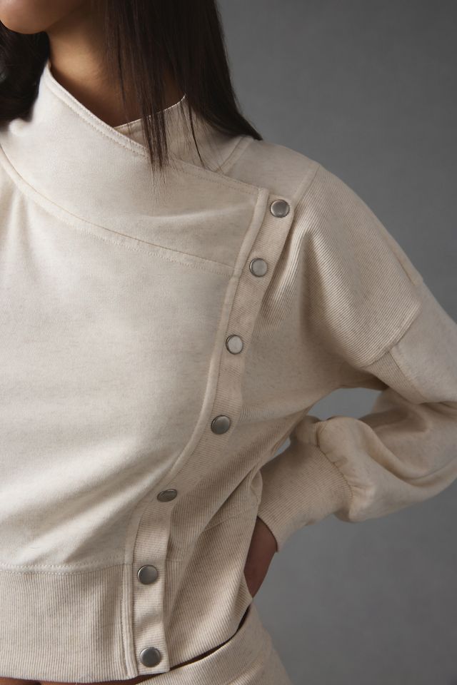 Daily Practice by Anthropologie Wrap Sweatshirt #3