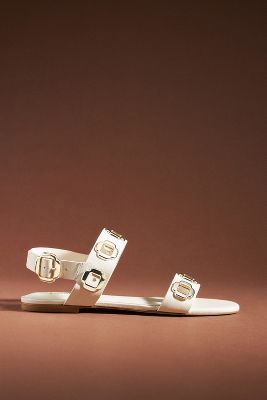 Larroude Larroudé Milan Sandals In White