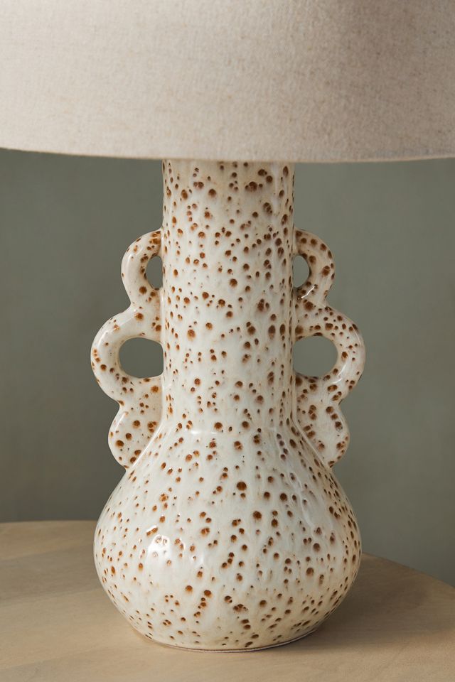 Speckled Ceramic Table Lamp #3