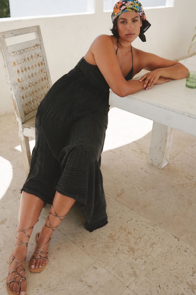The Teagan Smocked Halter Dress #3