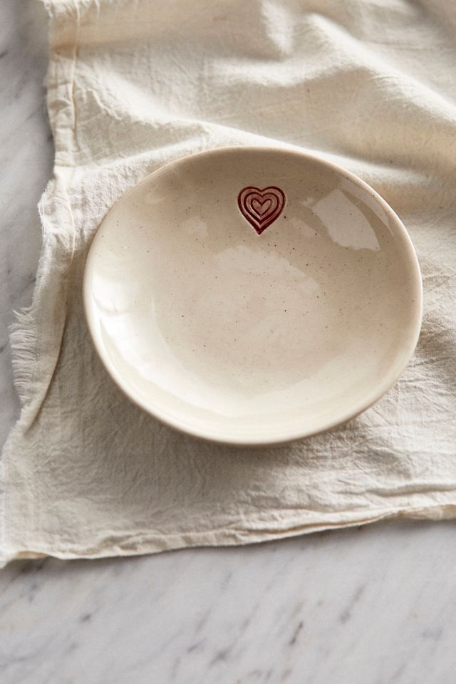 Ring of Hearts Ceramic Dish #1
