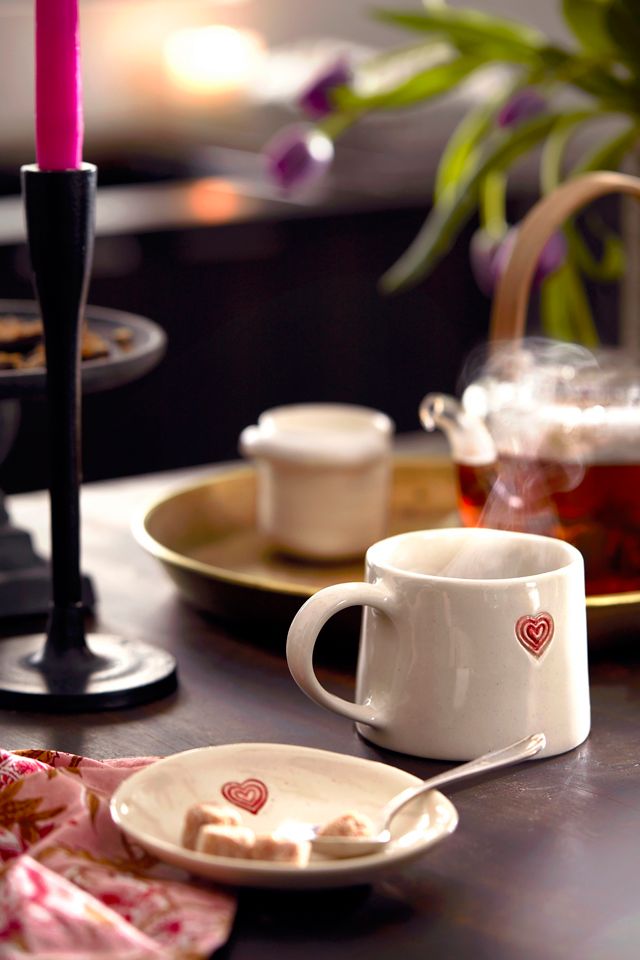 Ring of Hearts Ceramic Dish #4
