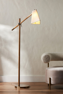 Anthropologie Rico Floor Lamp In Beige