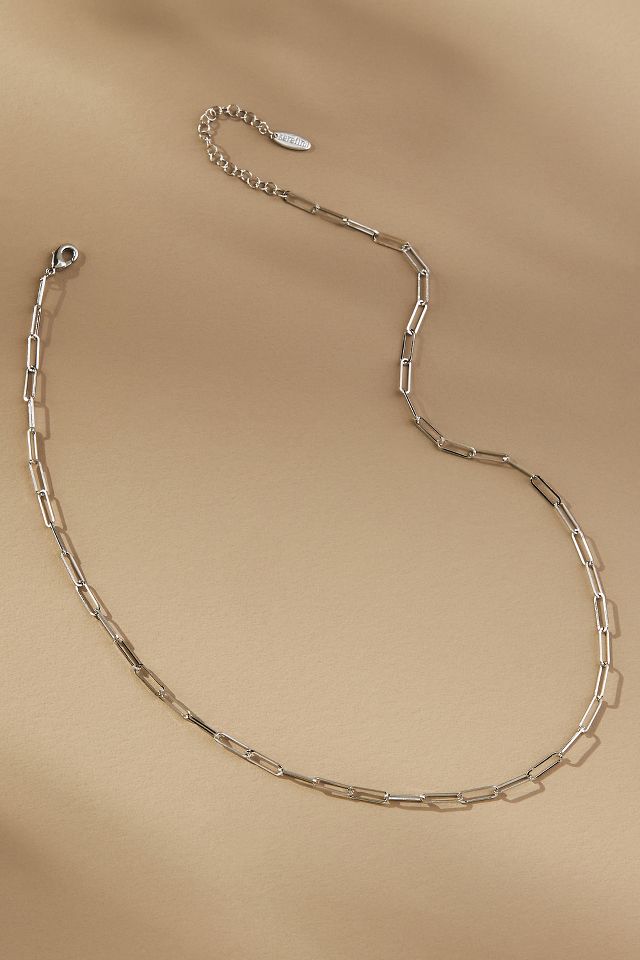 Delicate Paperclip Necklace