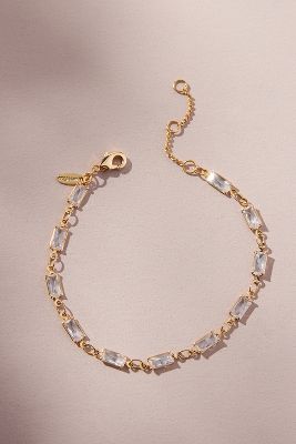 By Anthropologie Rectangle Chain Bracelet In Gold