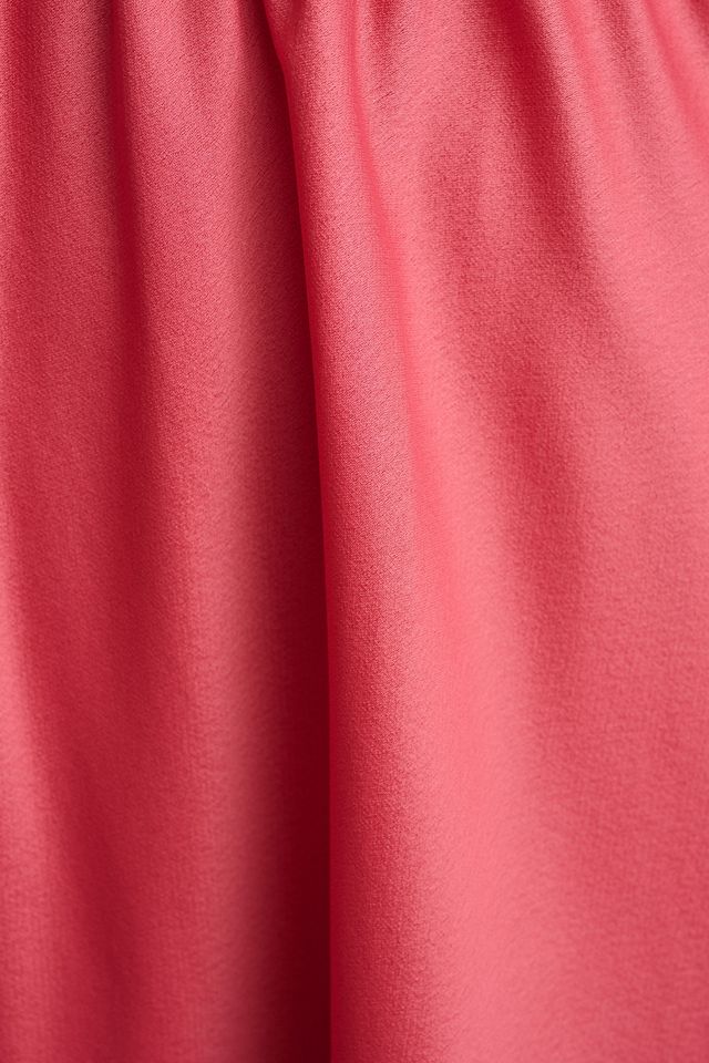 BHLDN Elsie Straight-Neck Satin A-Line Gown #4