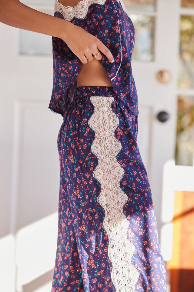 By Anthropologie Lace Sleep Pants #1