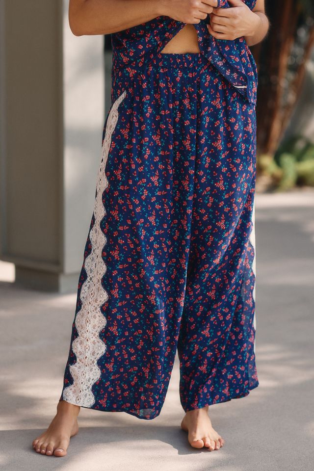 By Anthropologie Lace Sleep Pants #6