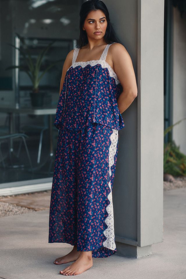 By Anthropologie Lace Sleep Pants #4