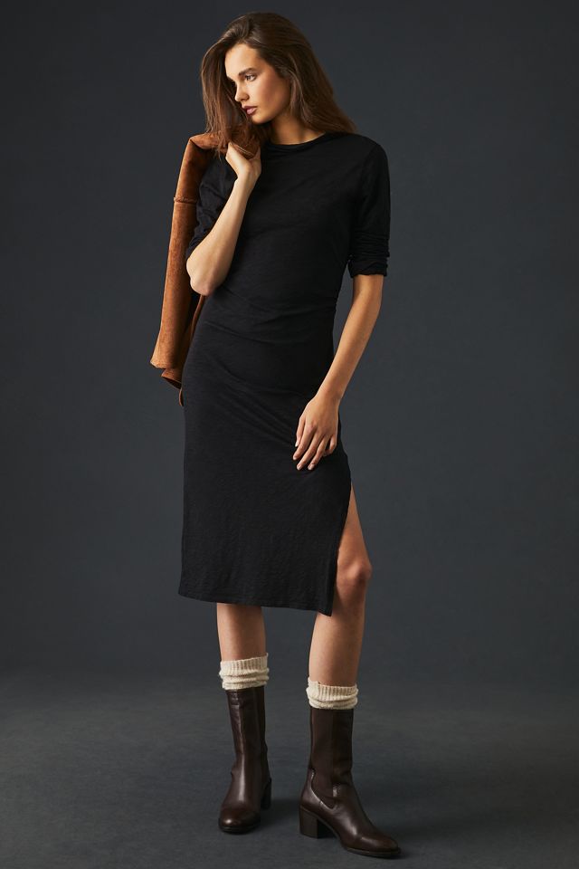 stateside long sleeve dress 2X1 Rib Slip Dress A24-361-5399