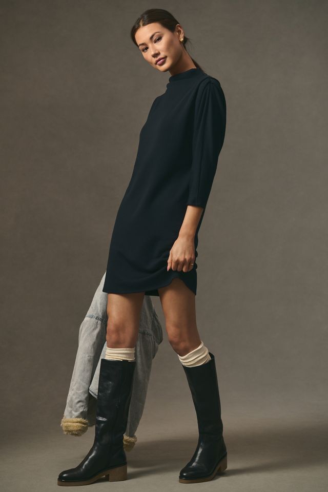 Stateside Pleated Fleece Dress | Anthropologie