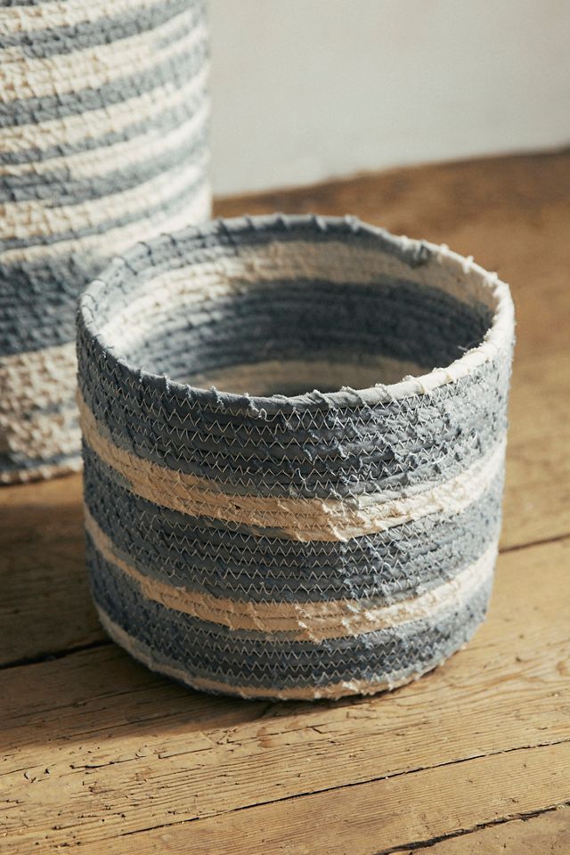 Blue Woven Cotton Basket Terrain