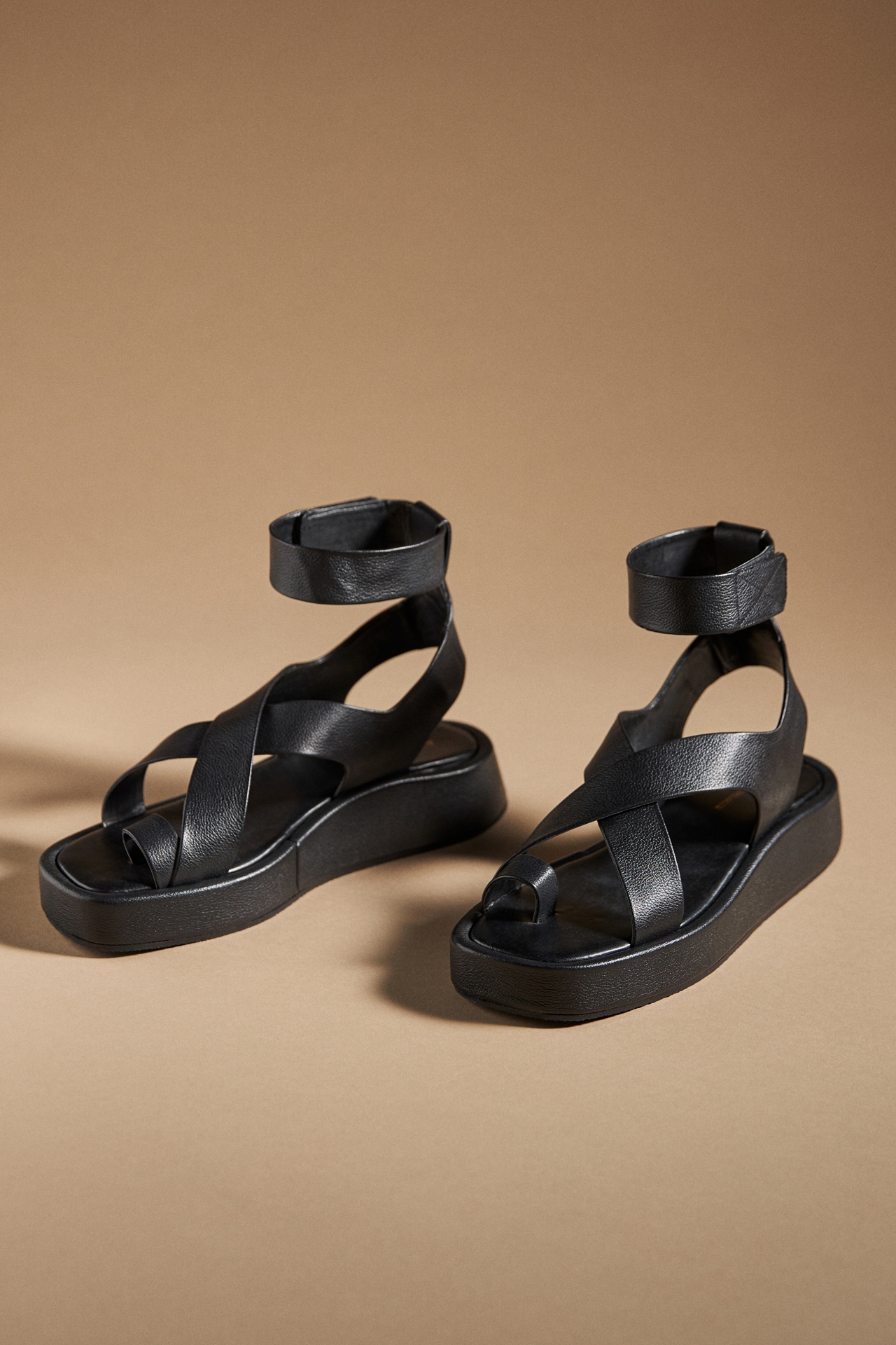 By Anthropologie Toe Loop Gladiator Sandals