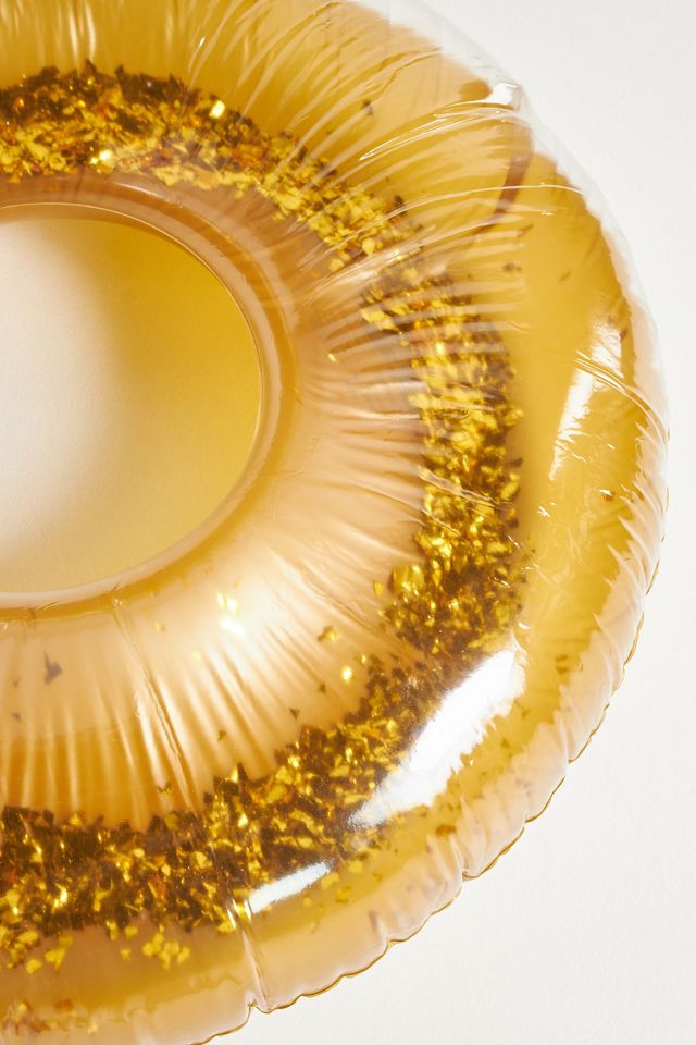 Sunnylife Disco Gold Pool Ring Floaty #1