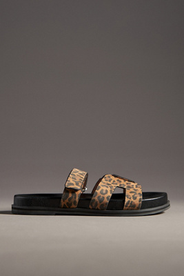 Bibi Lou Cutout Slide Sandals In Multicolor