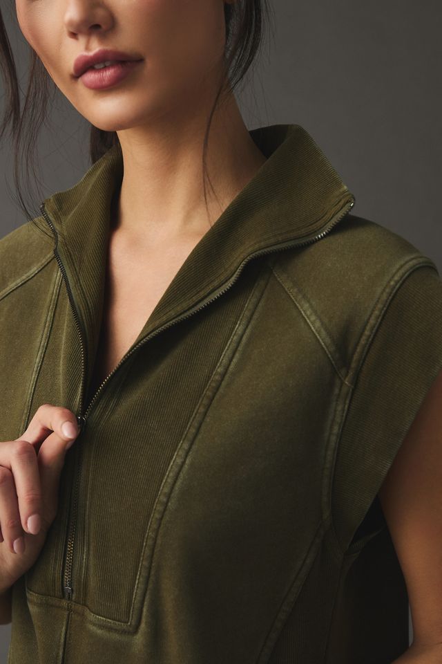 Daily Practice by Anthropologie Meru Zip-Front Mini Dress #6