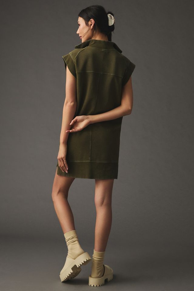 Daily Practice by Anthropologie Meru Zip-Front Mini Dress #2