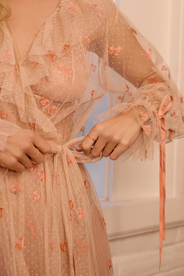 By Anthropologie Heart Robe #3