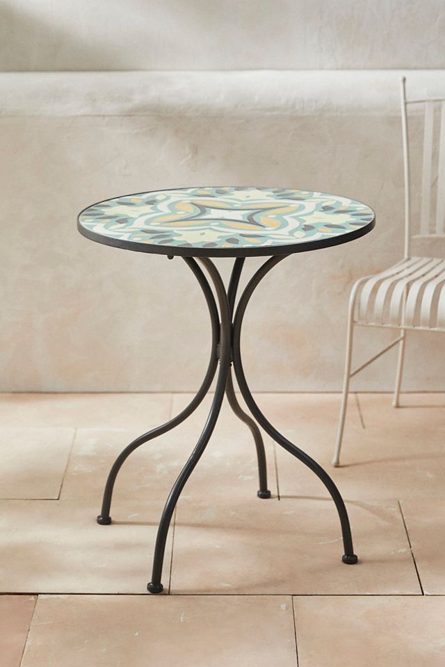 Tile Top Bistro Table, Green AnthroLiving