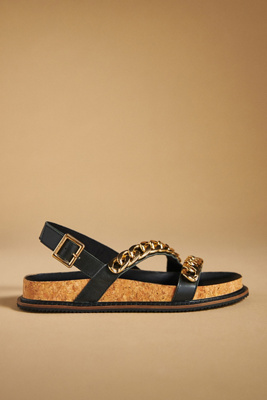 Kelsi Dagger Brooklyn Slingback Sandals In Black