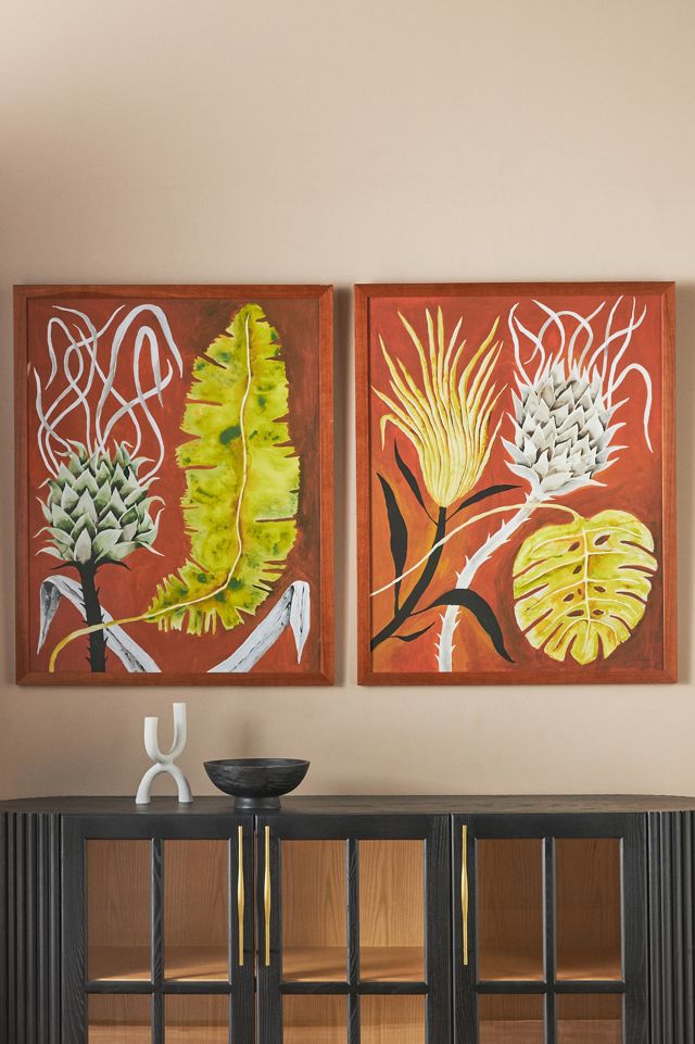 Gold Protea Art Frame