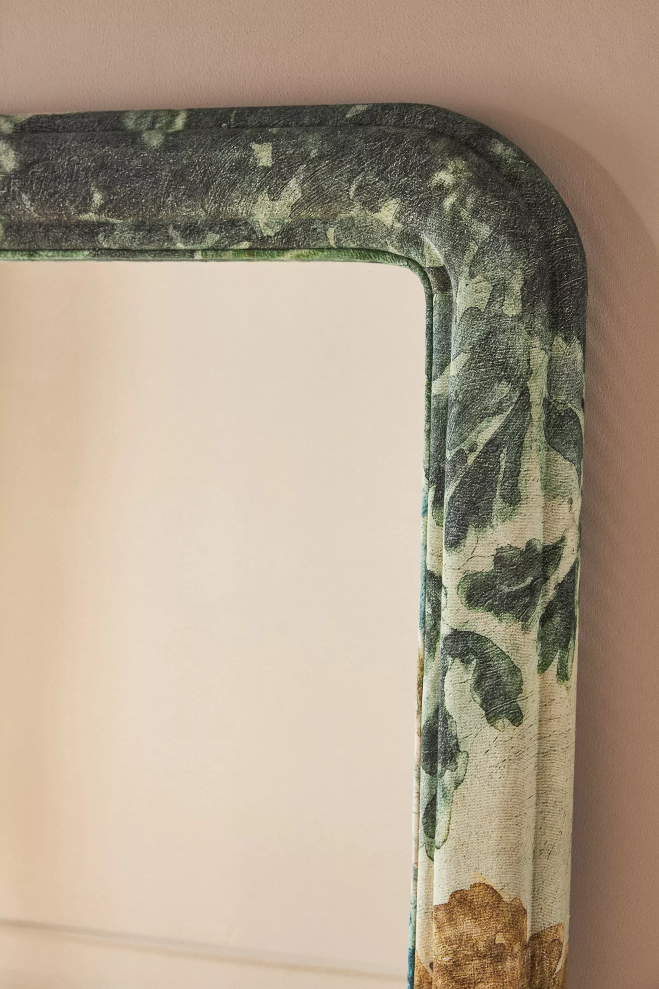 Judarn Upholstered Fabric Floor Mirror - thumbnail 3