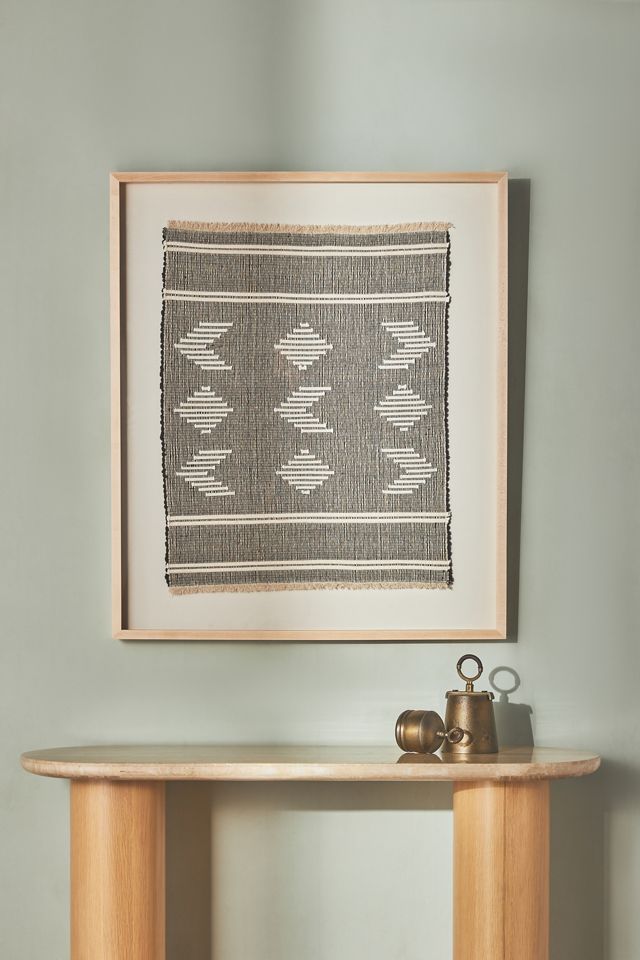 Nadim Framed Textile Wall Art AnthroLiving