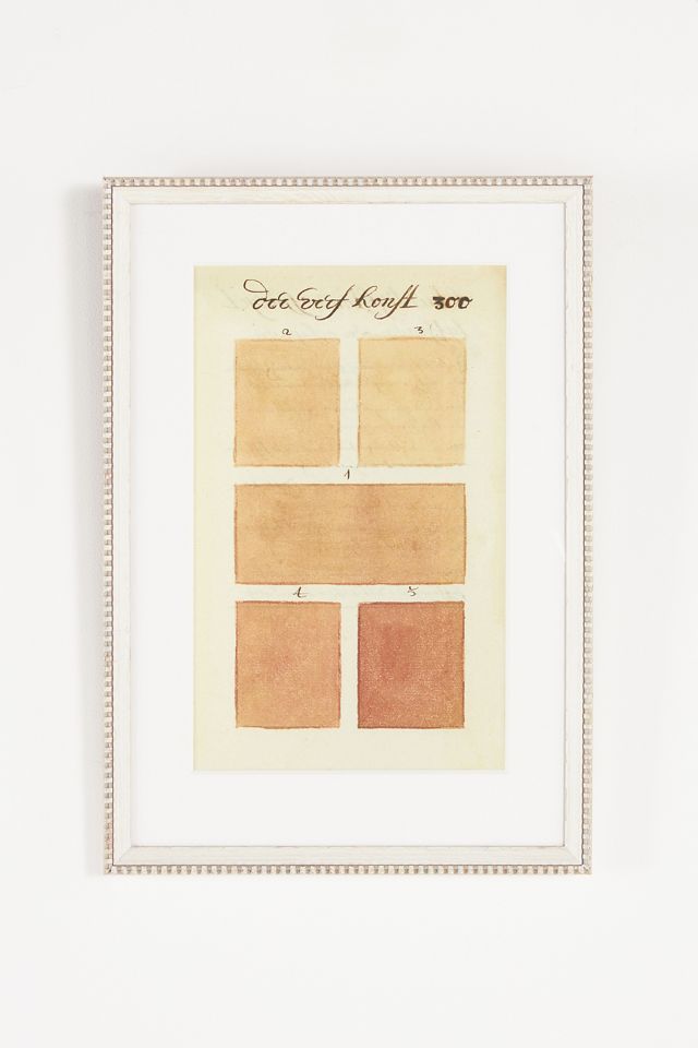 Antique Color Swatch Wall Art | Anthropologie 