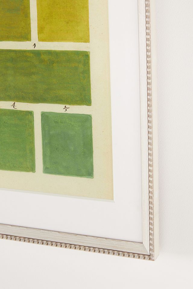 Antique Color Swatch Wall Art #2