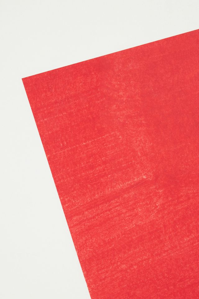 Painted Paper Shapes #8 (Red) Wall Art #2