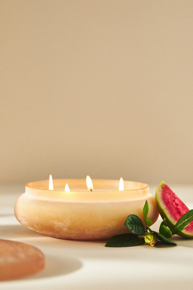 Frosted Etched Candle #1