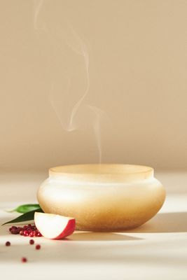 Frosted Etched Candle