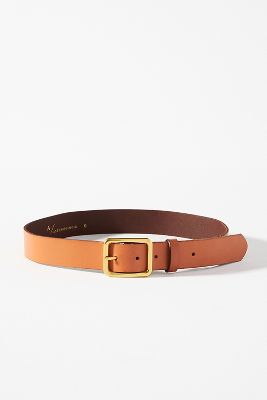 Wide Square Buckle Belt | Anthropologie