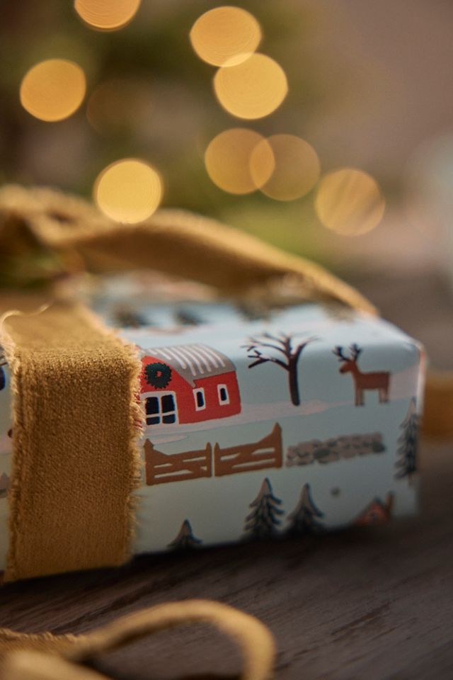 Holiday Village Wrapping Paper Roll #3