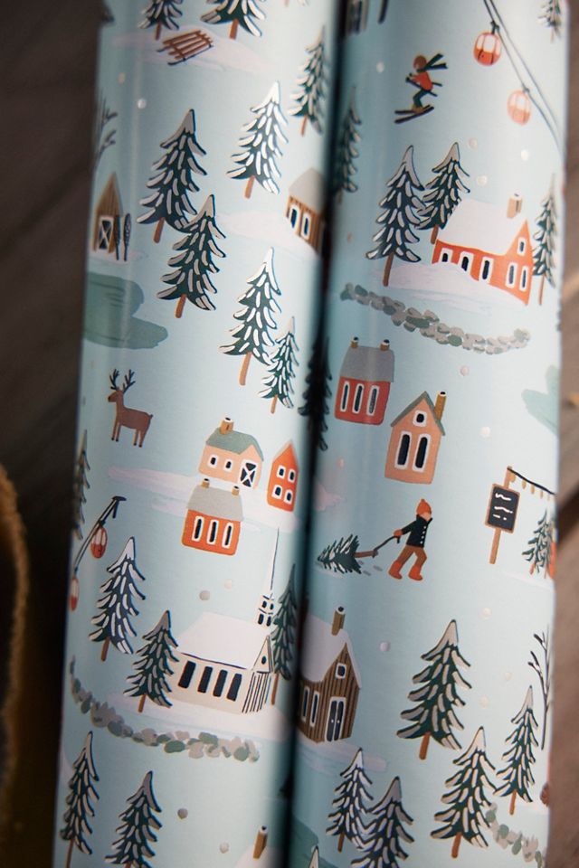 Holiday Village Wrapping Paper Roll #4