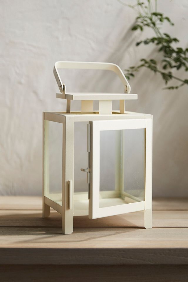Ivory Steel Lantern #2