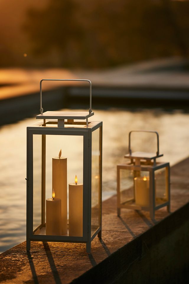 Ivory Steel Lantern #3