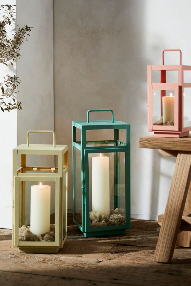 Color Rectangle Lantern with Handle #1