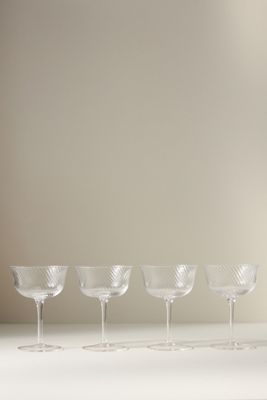Vista Coupe Glasses, Set of 4