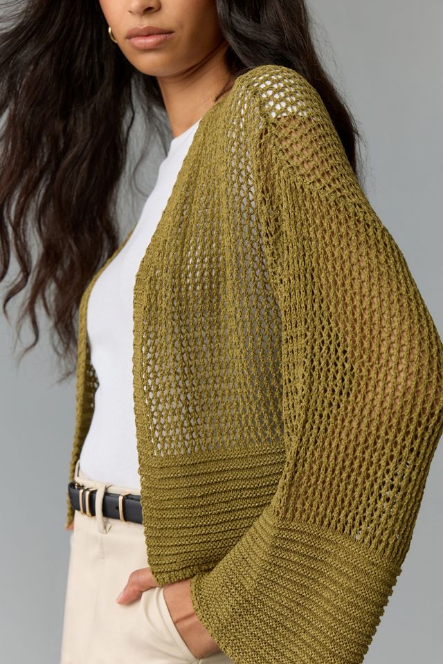 By Anthropologie Juillet Cropped Cardigan Sweater #2