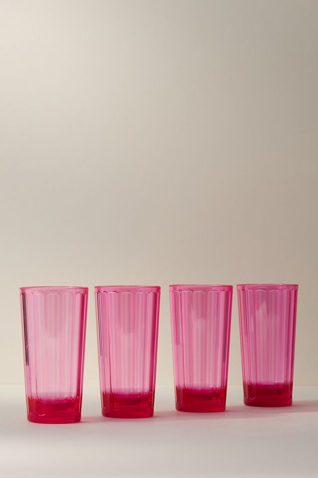 Lucia Acrylic Highball Glasses, Set of 4 #1