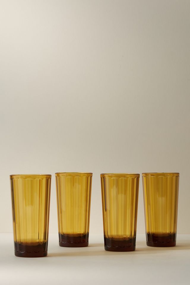 Lucia Acrylic Highball Glasses, Set of 4