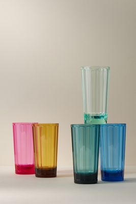 Lucia Acrylic Highball Glasses, Set of 4